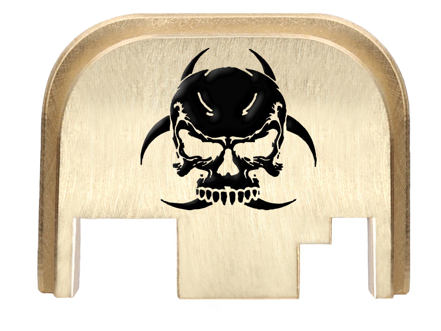 NDZ Aluminum Slide Cover Backplate For Glock 17 19 Gen 1-4 - Laser